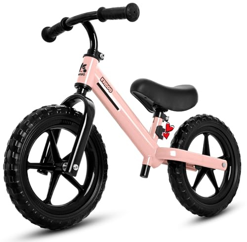 KRIDDO Laufrad ab 2 Jahren, Balancefahrrad für Kinder von 2-5 Jahren, Dual-Lager für sanftes Fahren, Verstellbarer Sitz und Lenker, Geschenk für Jungen und Mädchen