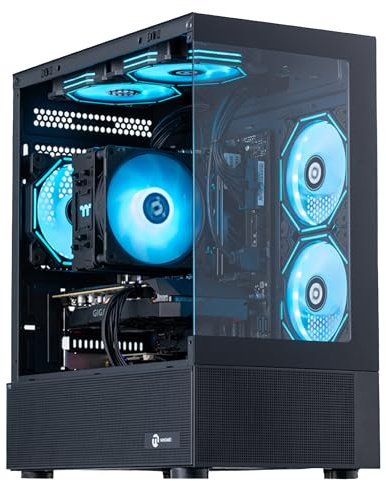 NINGMEI Prebuilt Gaming PC,AMD Ryzen 5 5500 GTX 1660 Super 6GB GDDR6 | 16GB DDR4 RAM 1TB Gen4 NVMe M.2 SSD,650W PSU WiFi Ready & Windows 11 Home Gaming Desktop Computer Black
