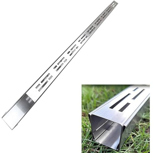 Kit de vidange à canal étroit personnalisable pour piscines, garages et salles de bains – 50 tuyaux de vidange fins en PVC (3,5 x 3 cm) pour une utilisation en intérieur/extérieur
