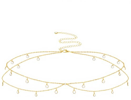 Ymapinc Belly Chain for Women Waist, Backless Dress, Summer Beach Jewelry