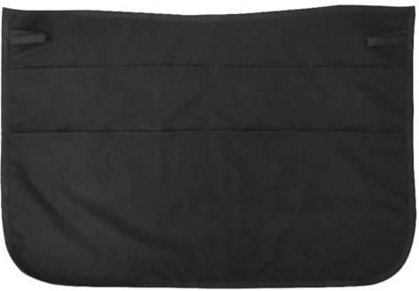 JOINPAYA Grembiule da Parrucchiere Professionale Nero in Poliestere e Nylon con Tasche Multiple e Cintura Vita Regolabile per Organizzazione Utensili in Saloni e Barbieri