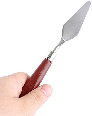 Qcwwy 5 Stainless Steel Palette Professional Artist Oil Painting Acrylic Spatula Set for Art Students Teachers Painting Tools
