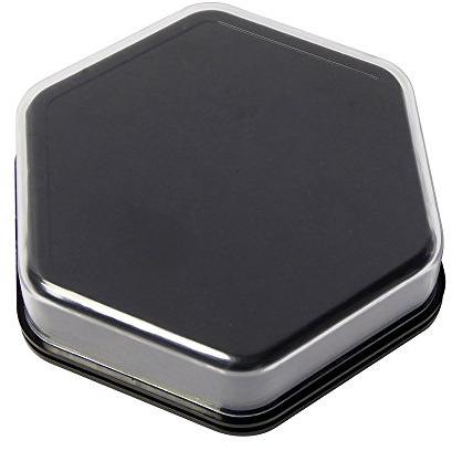 Talking Products, Talking Tile Voice Recordable Sound Button, 80 Seconds Recording, Black. Personalised Answer Buzzer for Classroom Speaking and Listening Activities