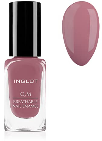 Inglot O2M Atmungsaktiver Nagellack, Luft-und Wasserdurchlässig, Hält den Nagel Langanhaltend in Optimalem Zustand, Perfekte Maniküre für Jeden Anlass, 11 ml : 411