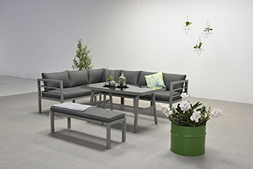 Garden Impressions Blakes Dining Lounge Aluminium, Anthrazit, Links