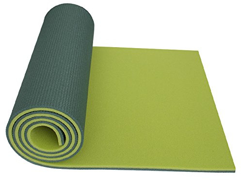 Yate doppelte 2 farbige Schaumstoff dicke Campingmatte Gymnastikmatte incl. Elastikbänder 180 x 50 x 12 wasserdicht und schmutzabweisend, ideal für Sport und Camping