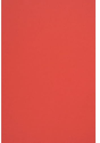 Netuno 20 x tonkartong röd DIN A4 21 x 29,7 cm 285 g Woodstock Rosso tjockt färgpapper återvunnet naturpapper för inbjudningar visitkort hantverk hantverkslåda vintage