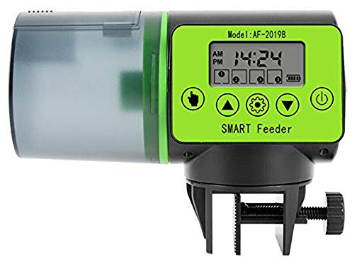 Homieco Automatic Aquarium Fish Feeder, Fish Food Dispenser for Fish Tank with 200ml Capacity, Aquarium Tank Timer Feeder Vacation Auto Fish Feeder Food Timer for Aquarium