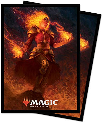 Ultra Pro Magic: The Gathering M21 Chandra, Heart of Fire Standard Deck Protector Sleeves (100ct, Polypropylene, Non-PVC, Archival-Safe)