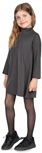 LORES Collant per ragazze, tinta unita, semi-velato, per la scuola, classici, per danza classica, 20 denari, tonia, 7-12 anni