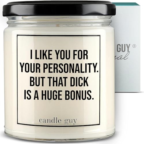candle guy Duftkerze im Glas [Brennzeit 70h] - Duft-Kerze handgemacht mit Spruch | Freches Geschenk für Frauen, Freundin, Geburtstag | 100% Sojawachs, schöne natürliche Düfte mit ätherischem Öl
