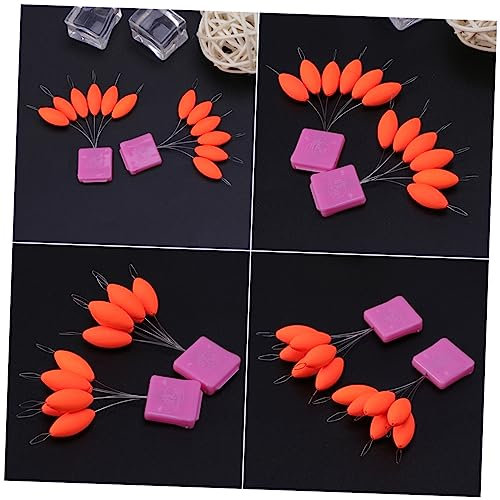 Toddmomy 2pcs Luminous Buoy Fishing Floats Coarse Fishing Float Stops for Sea Lake Stream Walleye
