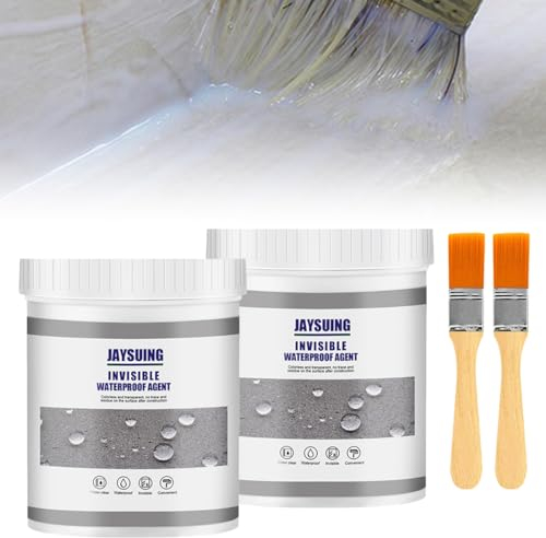 Wasserdichte Beschichtungsmittel, 600g Transparentes Wasserdichtes Beschichtungsmittel, Wasserdicht Dichtstoff, Wasserdichter Isolier-Dichtstoff-Emulsion für Badezimmer, Fliesen, Wände, Toilett, 2025