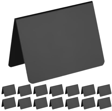 TEHAUX 15stücke Kreidetafeln Tischnachrichtenschilder Doppelseitige Wiederbeschreibbare Memo Boards Für Partys Hochzeiten Und Restaurants Leicht Und Tragbar