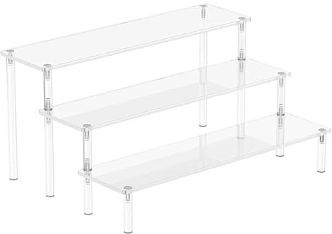 EBVincxmk Eleganter Aufbewahrungshalter, modernes Acryl-Regal, Sammelfiguren-Ständer für Aufbewahrung und Organisation