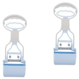 MERRYHAPY 2stücke Wiederverwendbarer Kotgreifer Für Hunde Robuster Ergonomischer Poop Scooper Für Einfache Abfallentsorgung Geeignet Für Hunderassen Cremeblau