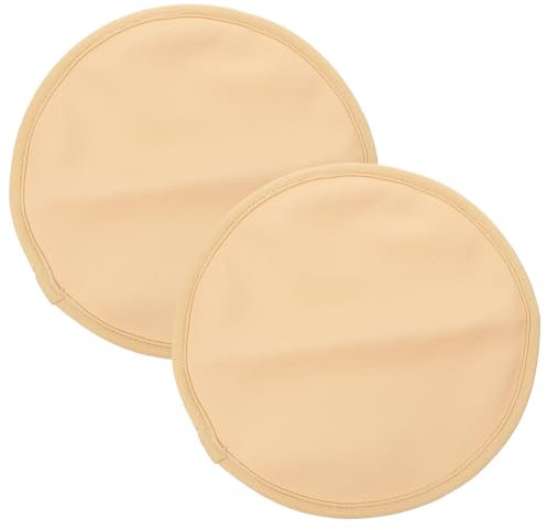 LIFKOME 2 Stück Wiederverwendbare Brustwickel mit Rizinusöl aus Leichtem Material Komfortable Auslaufsichere Ölpads für Entspannung und Wellness