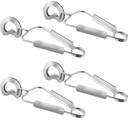 Besttoolifes 4Pcs Stainless Steel Escargot Snail Tong And Snail Fork For Kitchen Cooking Tool For Kitchen Cooking BBQ And Restaurant Serving