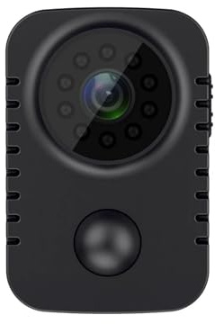 MD29 Mini Body Camera Wireless Security Pocket Cameras HD 1080P Motion Activated Small Cam for Cars Standby PIR Webcam(Only Camera)