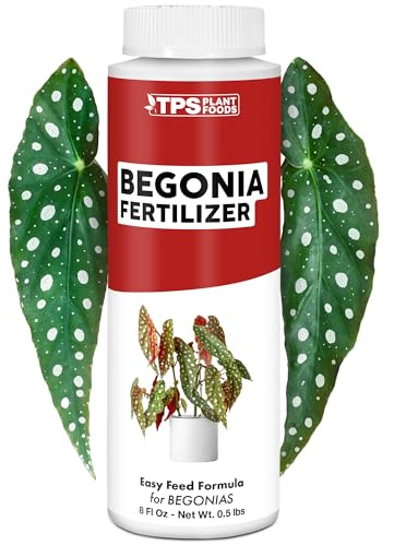 Begonia Fertilizer – Liquid Plant Food for More Blooms, Vibrant Color & Healthy Leaf Growth, 8 oz