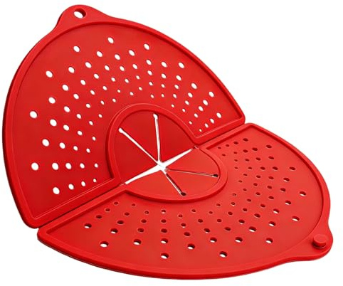 Générique Paraspruzzi per Stufa | Schermo pieghevole in Silicone | Protezione antiproiezioni rotante | per frittura, ebollizione, cottura a vapore, cucina
