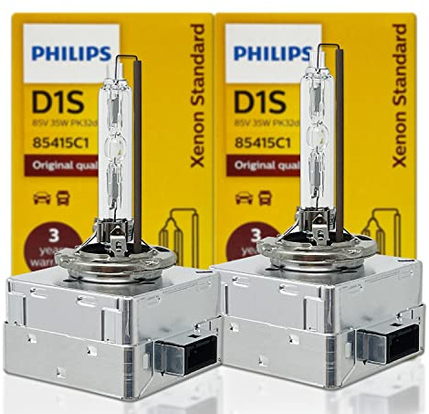 2 x PHILIPS D1S x 1 BULB 85415 C1 85V 35W PK32d-2 DOT OEM HID Headlight