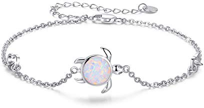 CUOKA MIRACLE Schildkröte Armband 925 Sterling Silber Schildkröte Schmuck für Damen Geschenke für Mädchen