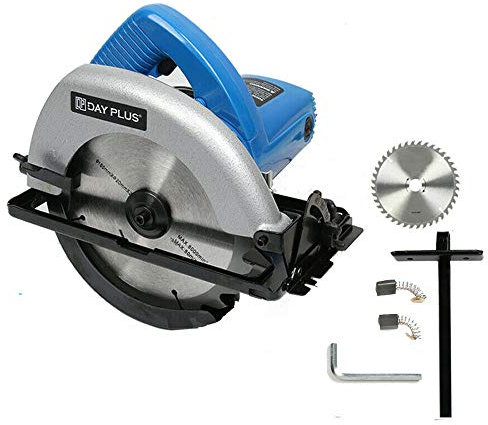 Circular Saw 900W Compact Electric Corded Circular Saw, 4700 RPM Max Cutting Depth 55mm with 180MM Blade for Wood, Tile, Soft Metal, Plastic Cutting, 5 Year Warranty