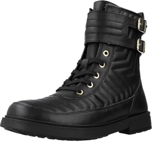 Geox Mädchen J Eclair Girl Stiefeletten, Schwarz, 34 EU