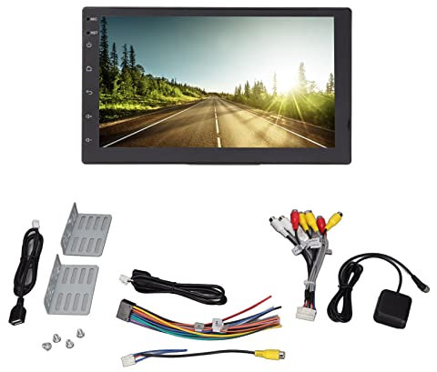 Restokki 7in Car Stereo Car Navigation Radio Receptor Bluetooth GPS Navegación Reproductor Multimedia Pantalla táctil