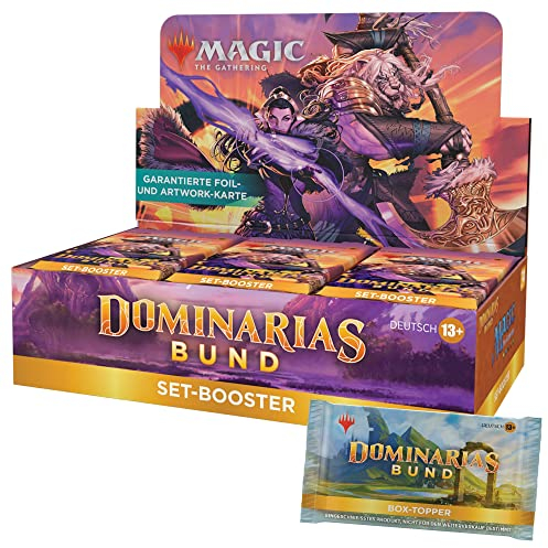 Magic: The Gathering Dominarias Bund Set-Booster-Display, 30 Booster & Box-Topper-Karte (Deutsche Version)
