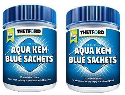 Generico Erbjudande 2 förpackningar – DISGREGANTE Aqua SACHETS toalett med 15 Thetford, perfekt för husbil..