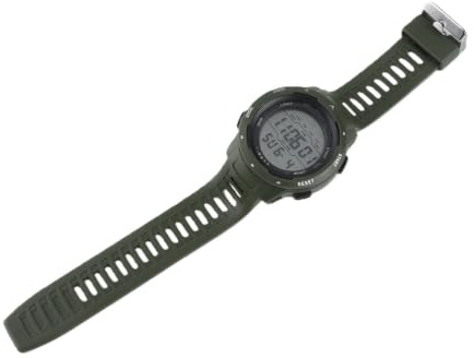 Digital Sportklocka, 50 M Vattentät Klocka med Stoppur Nedräkningstimer Larmfunktion LED-bakgrundsbelysning Digital Armbandsur Elektronisk Klocka för Män Kvinnor Barn Studenter (Grön)