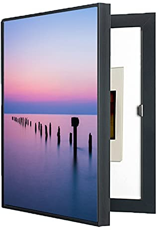 Sicherungskasten Abdeckung Schrank, Bilderrahmen Stromzähler, dekorative Gemäldeabdeckung, Thekendekoration, Gemälde ausblenden, abnehmbare Zählerabdeckung, Thekendekoration, D, 50 x 60 cm ( Color : C