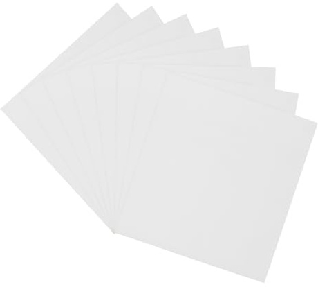 QUARKZMAN 50er Pack Toner-Reaktionsfolie, Deco-Folie-Transferblätter 8,5x11 A4 Heißfolienpapier für Laserdrucker Scrapbooking Heat Transfer DIY Craft, Silber