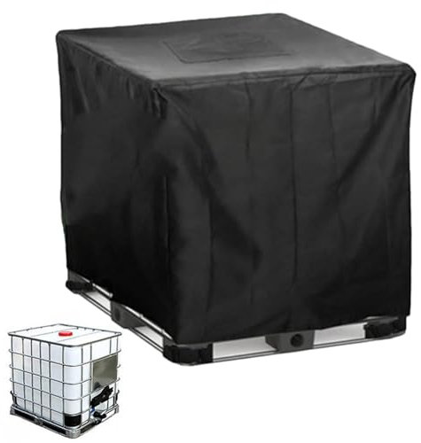 Wassertankabdeckung - Tonne Fassabdeckung Regenwasserabdeckung - Sonnenschutz zum Schutz Ihres Wassertanks vor schädlichen UV-Strahlen (48 x 40 x 47 Zoll)