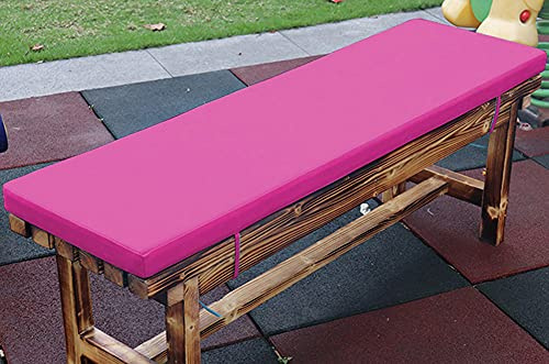 Wasserdichte Outdoor-Bankauflage für Garten, Schaukel, Terrasse, 3-Sitzer, Lila, 90 x 40 x 5 cm