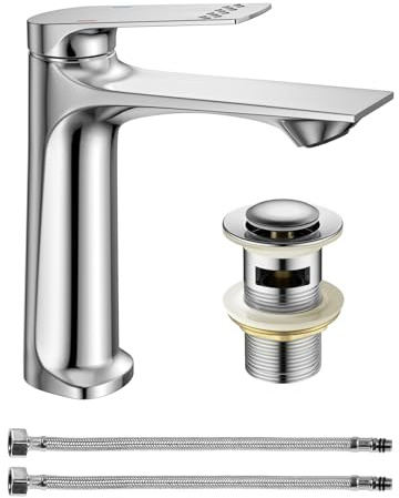 Basin Mixer Taps, Sink Faucet, Solid Brass, Easy Stallation