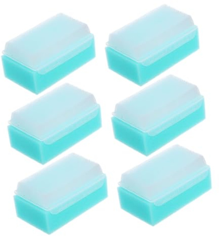 PACKOVE 6piezas Cepillo Cerdas Suaves Herramientas Sensoriales Baño Cepillo Terapéutico Reutilizable Para Dedos y Costra Láctea Recién Nacidos