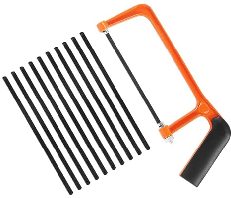 YingMengZhiGe Metallsäge Mini Handsäge,Eisensäge Klein Für Metall Holz Kunststoff,Handsägen Bügelsäge Set,Hacksaw Mini Sägen,Puk Säge Für Heimwerker,Holzsäge Klein,Puksäge Metall