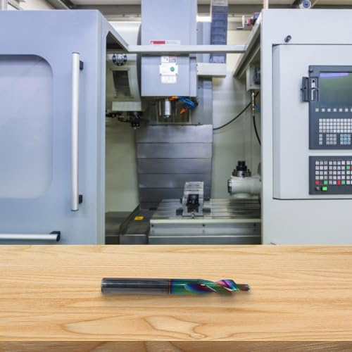 Punta da trapano a gradini in acciaio colorato per macchine CNC e incisioni, taglierina multimateriale ad alta velocità per lega di alluminio, PVC, acrilico, 10 m
