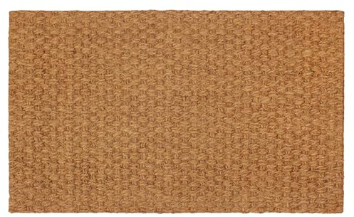 Croft&Cane Panama Non Slip Heavy Duty Backing Coco Coir Doormat -17 X 30 - Natural