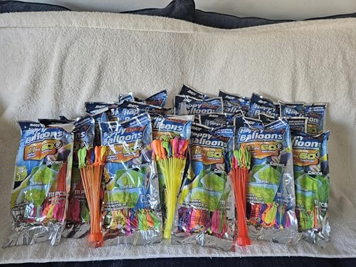 3000 quick fill water Balloons 3000 Count with Nozzle, Self-Sealing in 60 Seconds