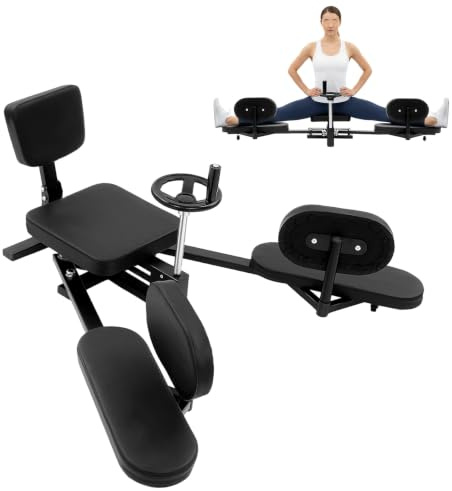 Goddlgjik Beinstrecker BIS über 210°Spagattrainer BIS 100kg Home Gym Geräte | Homegym Equipment, mit Drehkurbel Mechanischer, Robustes Stretching , für Ballett Fitnes Yoga Kampfsport Fitness Homegym
