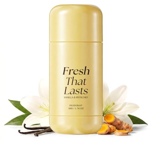 Fresh That Lasts Deodorant Stick,Vanilla & Pistachio Scented Deodorant, Reduce Underarm Darkness or Uneven Skin Tone,Suitable for All Skin Type,1pc