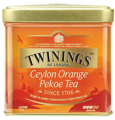 Twinings Ceylan Orange Pekoe Tin 100g, 2 pièces (2 x 100 g)