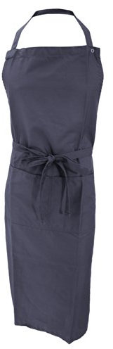 Bistro by Jassz: Latzschürze mit Tasche JG22, Größe:One Size;Farbe:Navy
