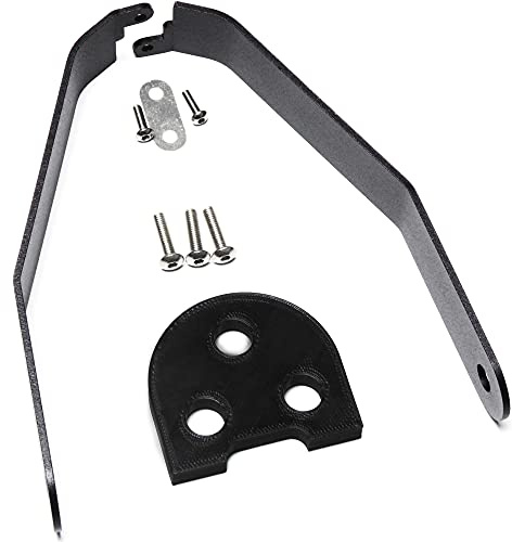 Vestigia® - Aluminio de Soporte para Guardabarros para Xiaomi M365 / Pro Scooter, Kits de Modificación, M365 Accesorios, Patinete Electrico, Scooter Accesorios (Negro)