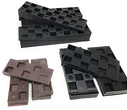 Montagekeile Kunststoff Keile Unterlegkeil Fensterkeile Verlegkeile 5/10/25/50/ Set (20 Stück, 95x45x15 mm)