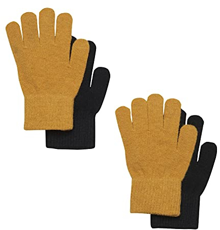Celavi Unisex Baby Magic Gloves Fingerhandschuhe, Mineral Yellow, 7 Jahr EU